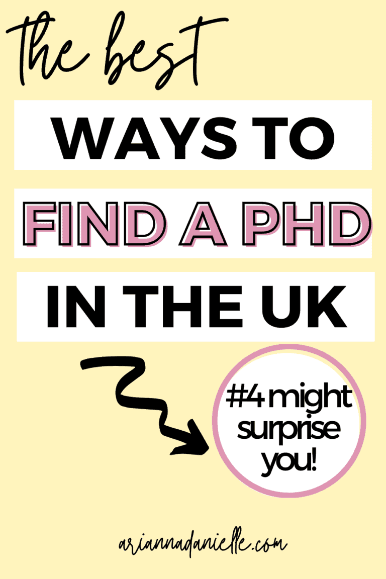 find phd uk