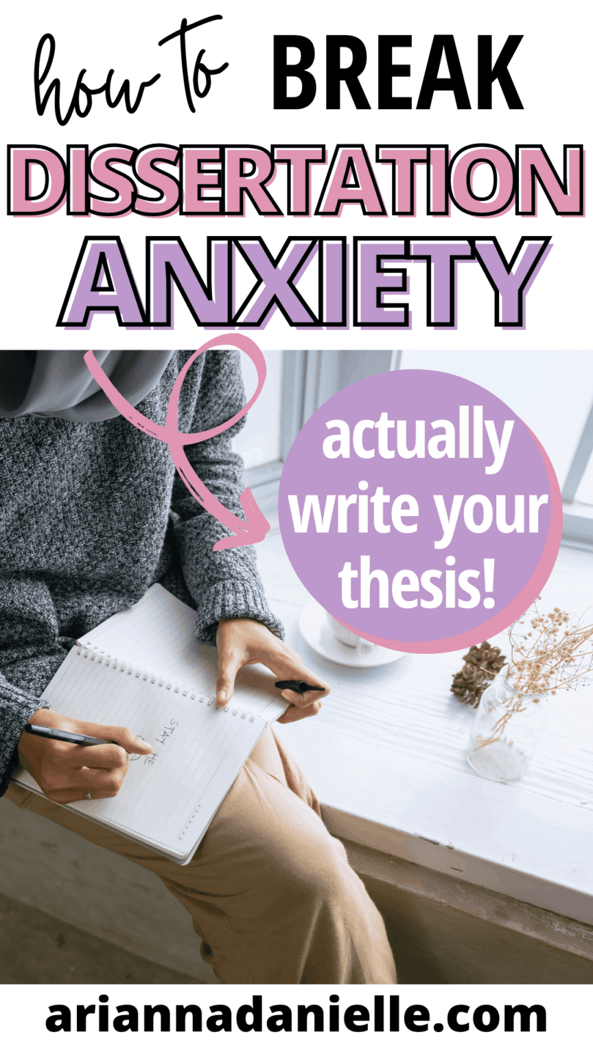 dissertation and anxiety
